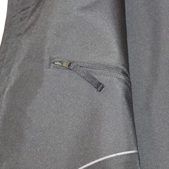 Banana Republic VTG '04 Black Polyester Knee Length Mac Raincoat Men's Sz XL - Picture 5 of 13